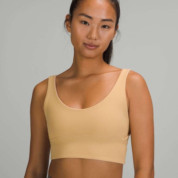 Lululemon Align Reversible Bra *Light Support, A/B Cup Pink Mist / Pecan Tan - Picture 2 of 9